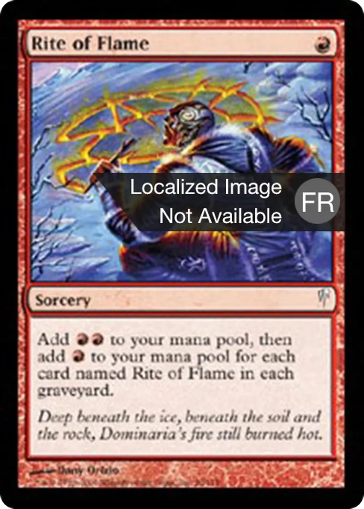 Rite de flammes — Coldsnap — Magic: The Gathering