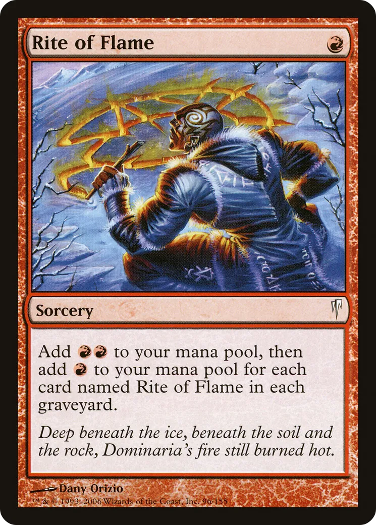 Rite of Flame from Coldsnap - Magic: The Gathering