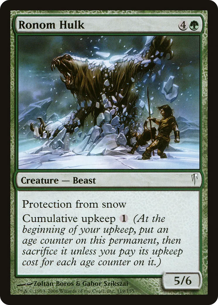 Ronom Hulk — Coldsnap — Magic: The Gathering