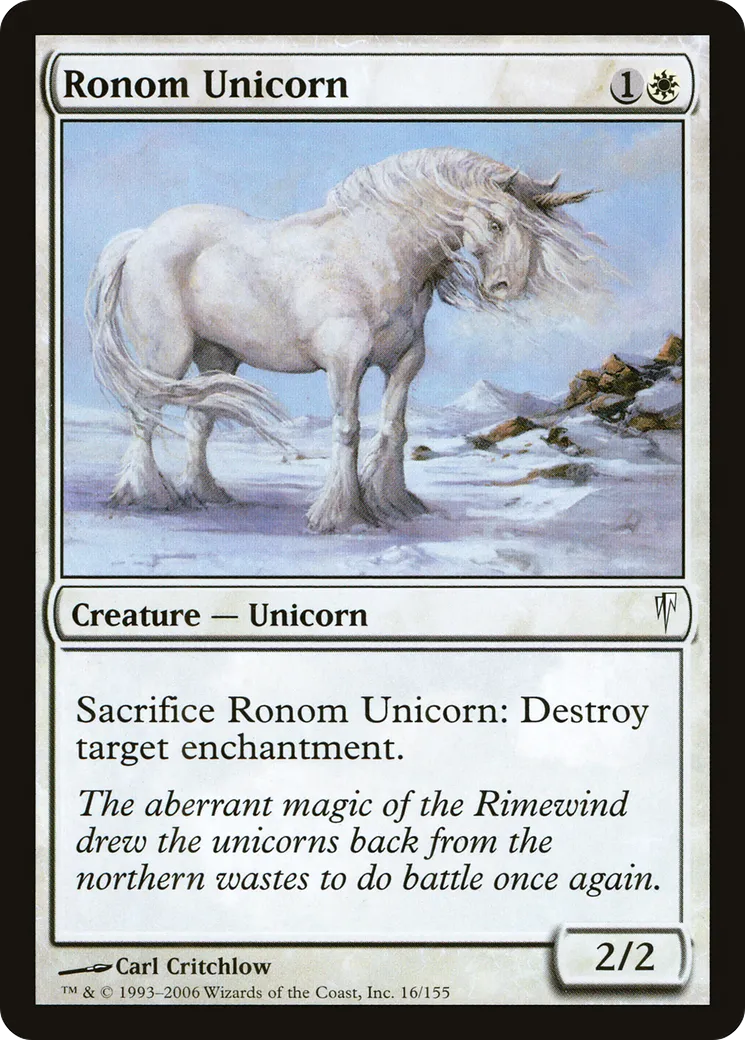Ronom Unicorn — Coldsnap — Magic: The Gathering