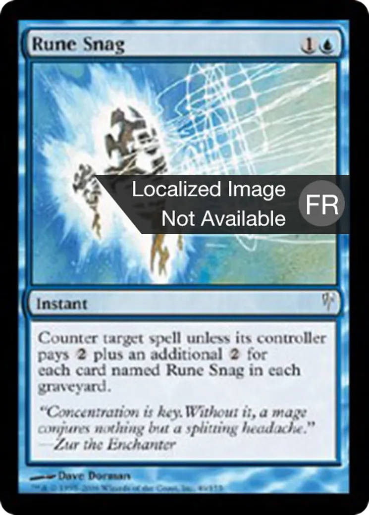 Accroc de rune — Coldsnap — Magic: The Gathering
