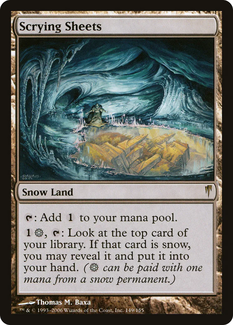Scrying Sheets — Coldsnap — Magic: The Gathering