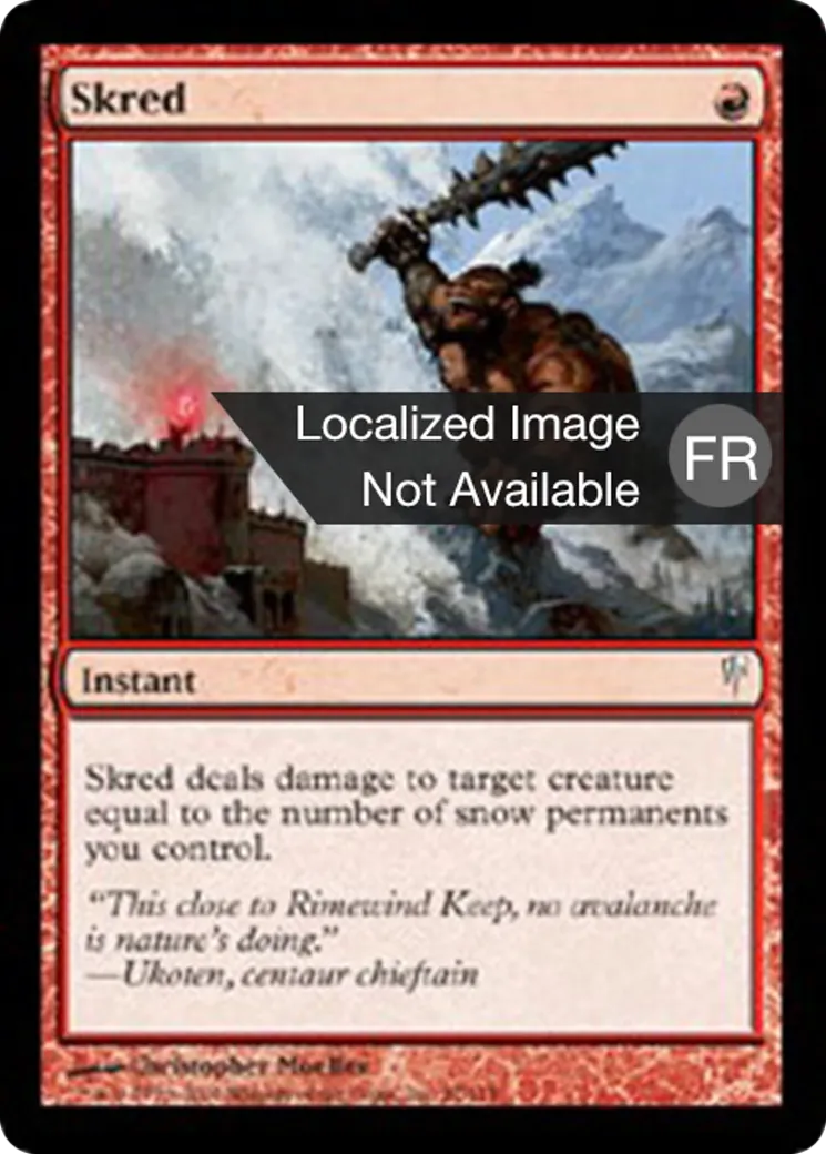 Skred — Coldsnap — Magic: The Gathering