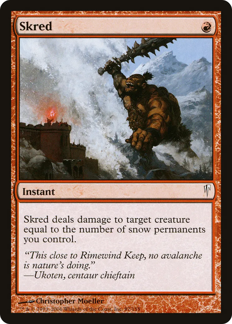 Skred — Coldsnap — Magic: The Gathering