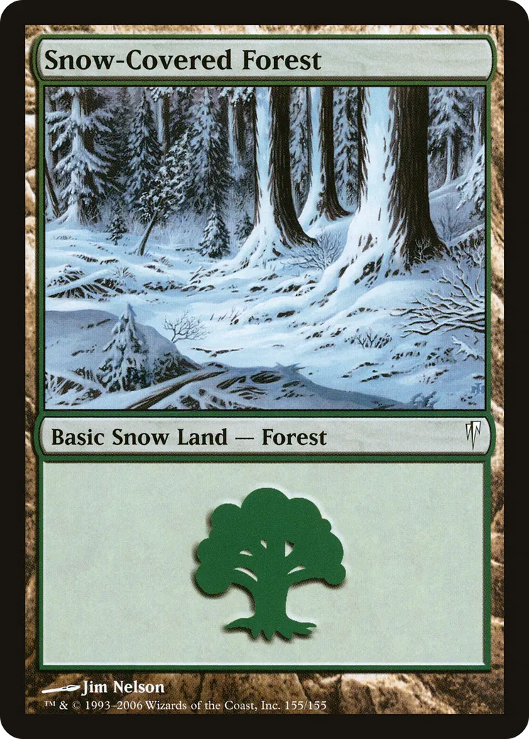 Snow-Covered Forest — Coldsnap — Magic: The Gathering