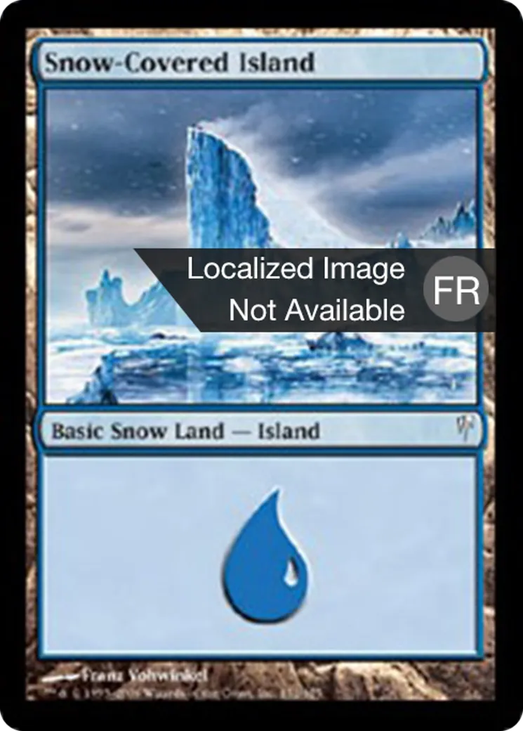 Île enneigée from Coldsnap - Magic: The Gathering