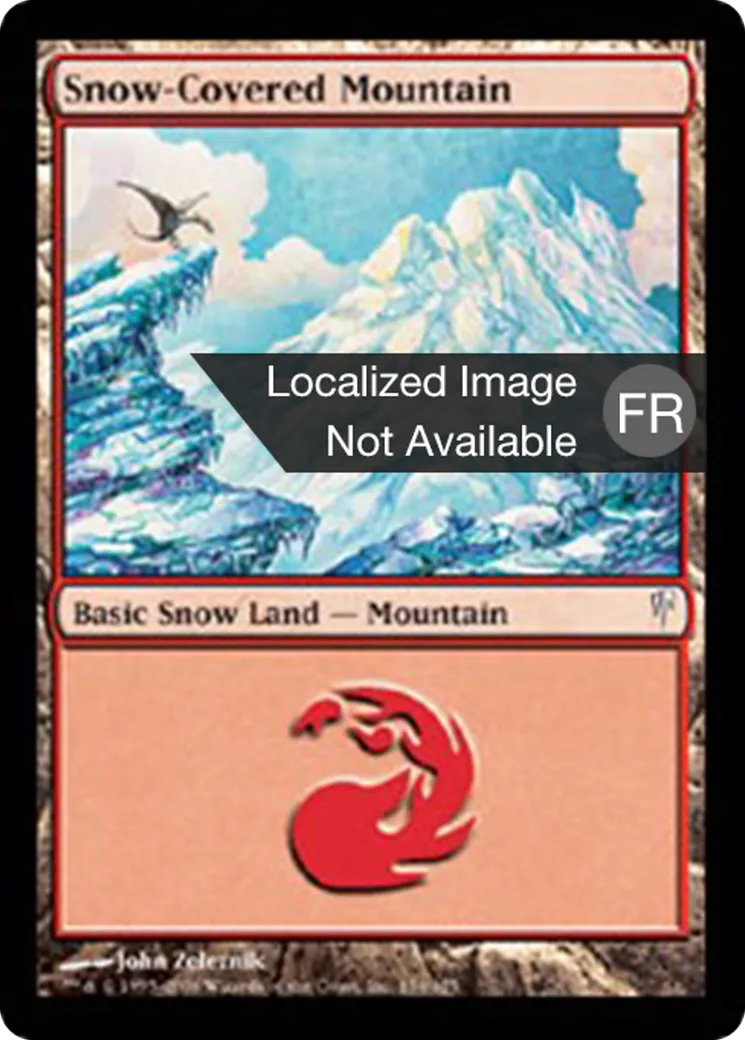 Montagne enneigée — Coldsnap — Magic: The Gathering