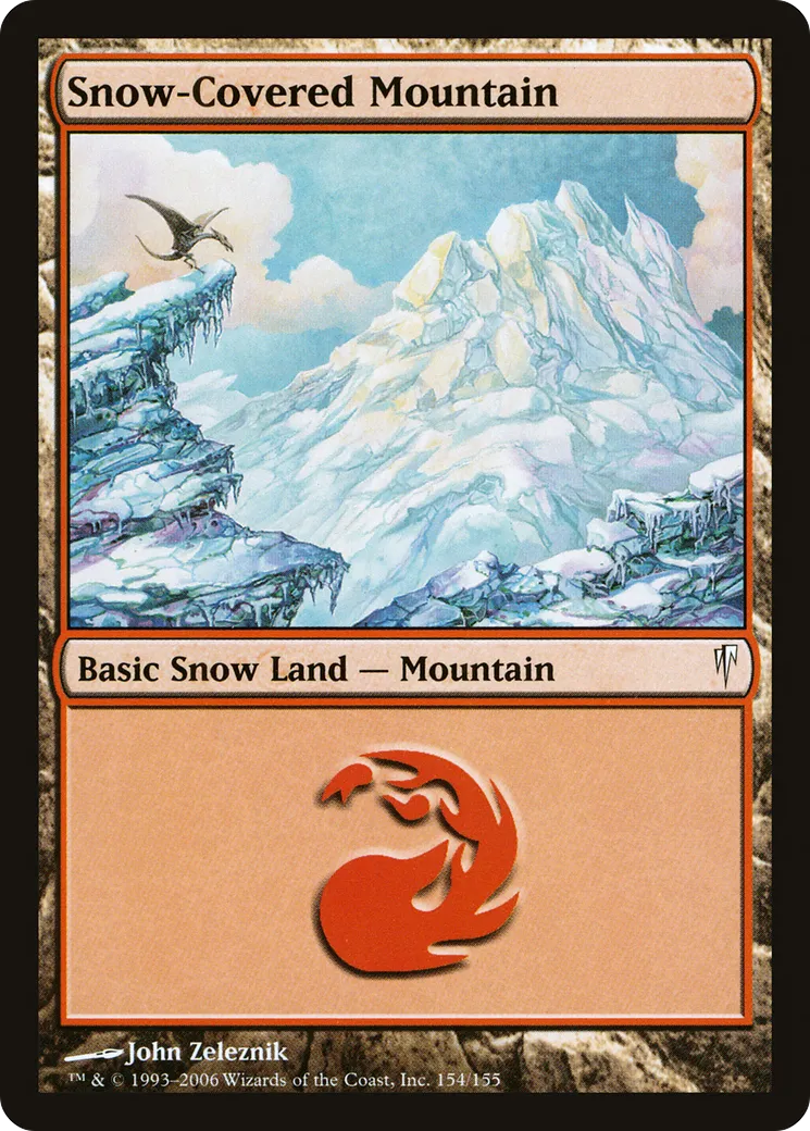 Snow-Covered Mountain — Coldsnap — Magic: The Gathering