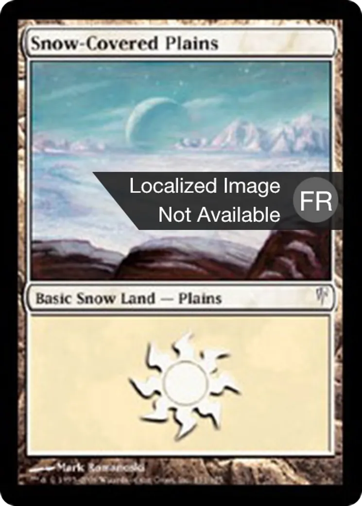 Plaine enneigée — Coldsnap — Magic: The Gathering