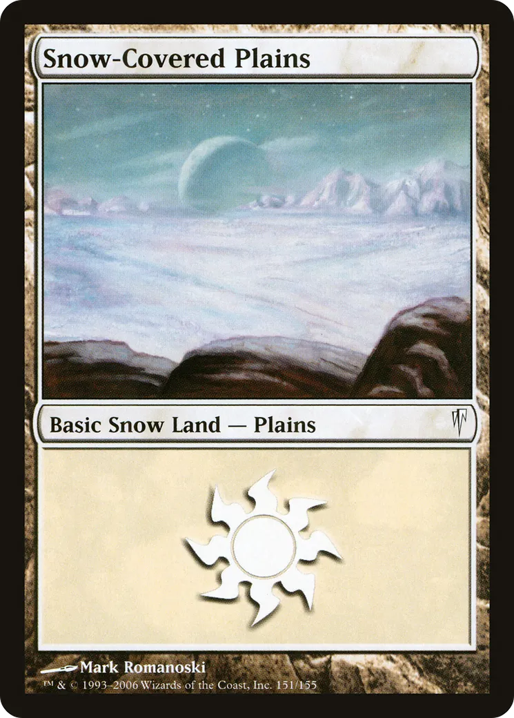 Snow-Covered Plains — Coldsnap — Magic: The Gathering