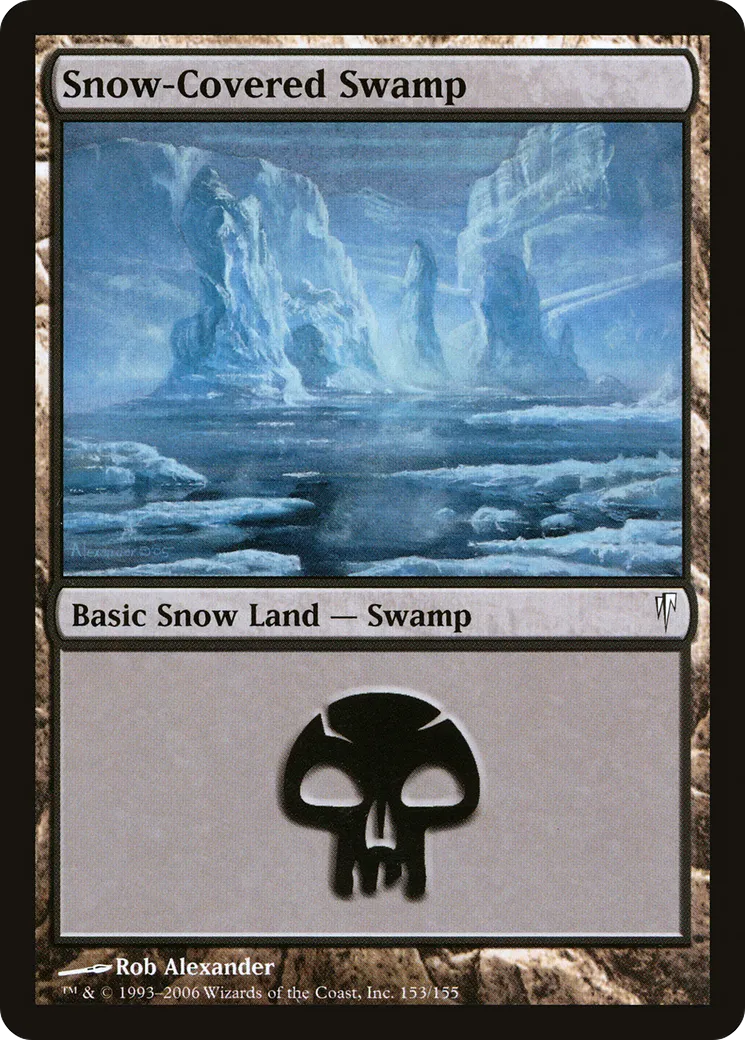 Snow-Covered Swamp — Coldsnap — Magic: The Gathering