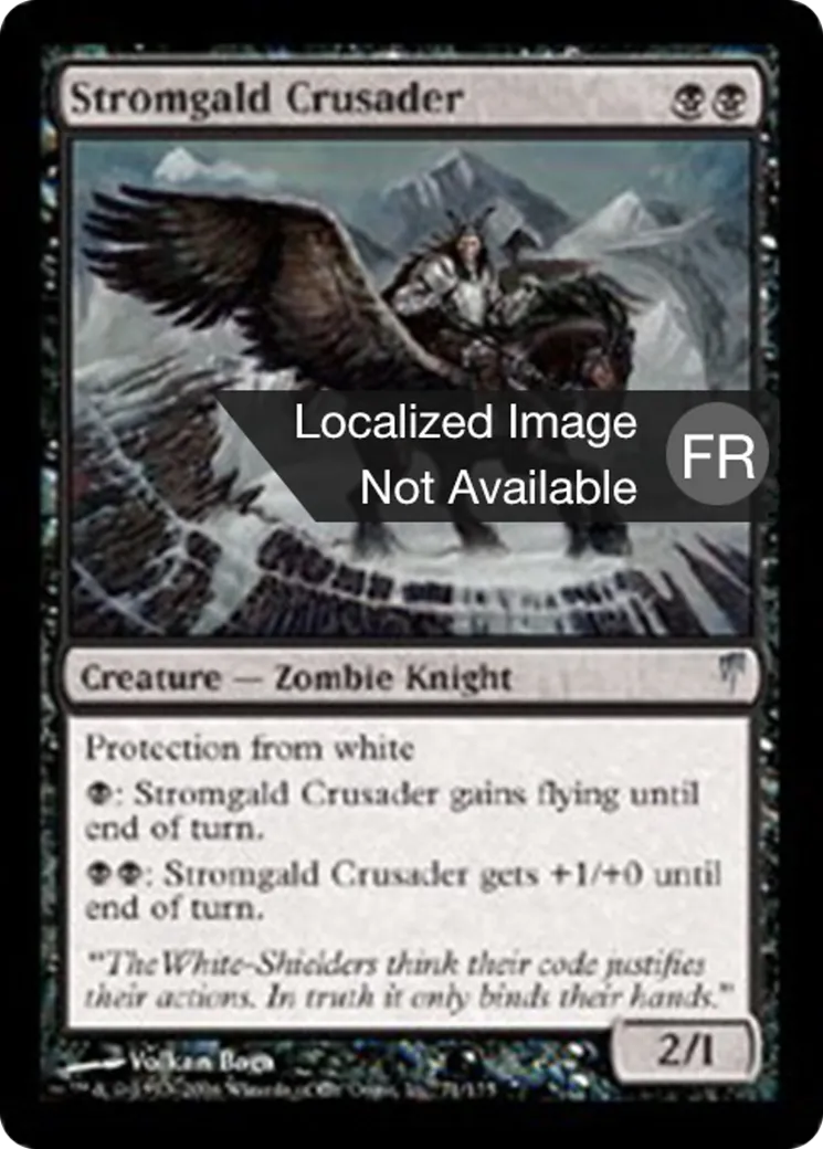 Croisé de Stromgald from Coldsnap - Magic: The Gathering
