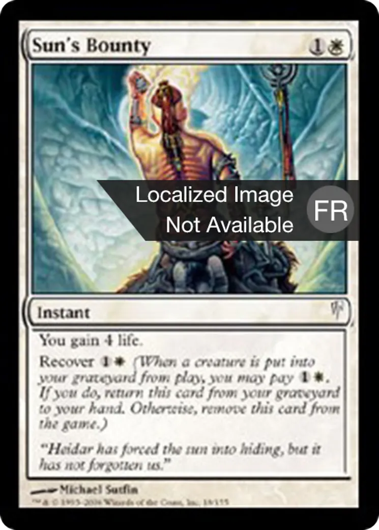 Don du soleil — Coldsnap — Magic: The Gathering