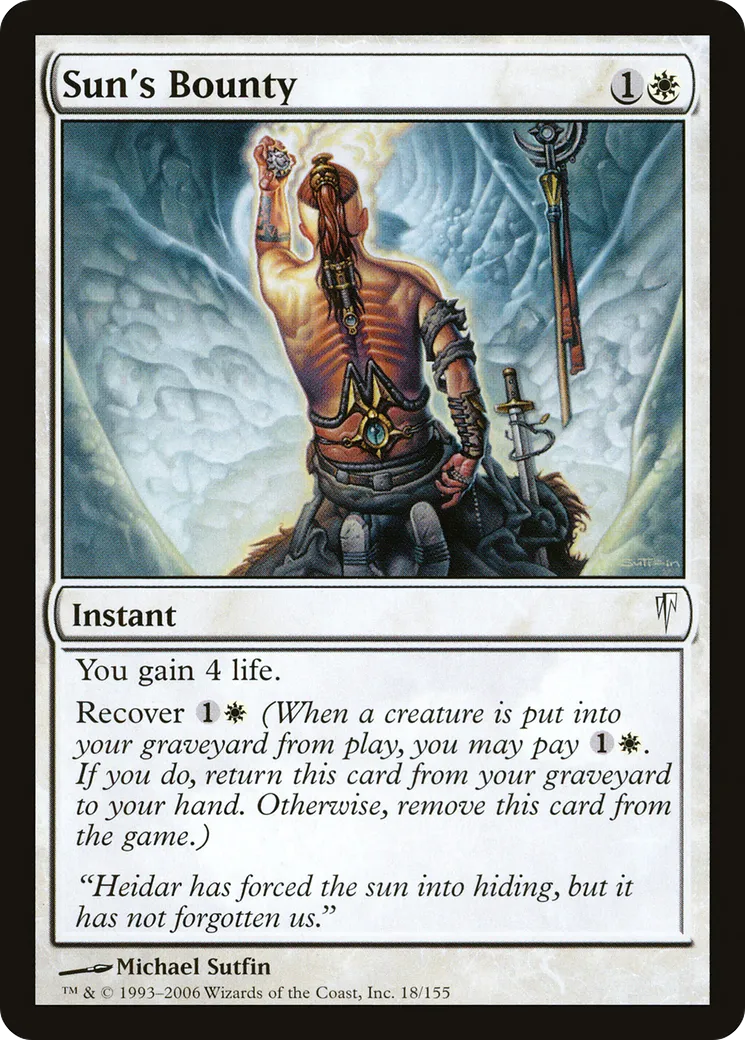 Sun's Bounty — Coldsnap — Magic: The Gathering