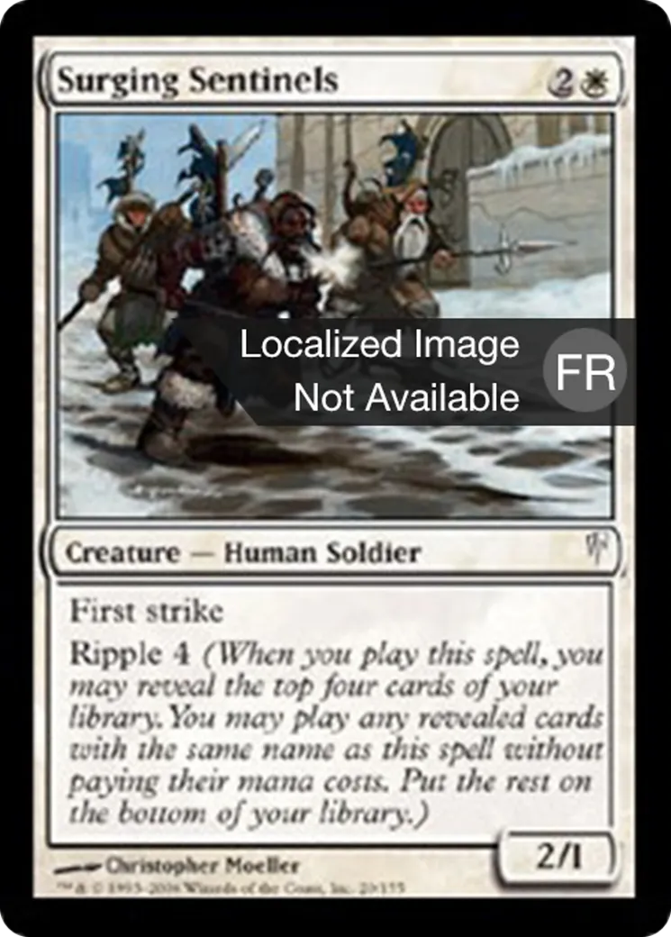 Sentinelles tumultueuses — Coldsnap — Magic: The Gathering
