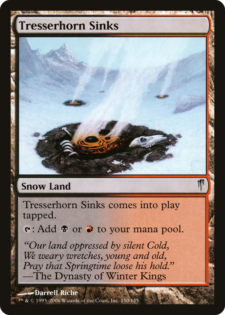 Tresserhorn Sinks from Coldsnap - Magic: The Gathering