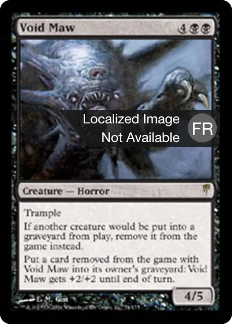 Gueule du néant — Coldsnap — Magic: The Gathering