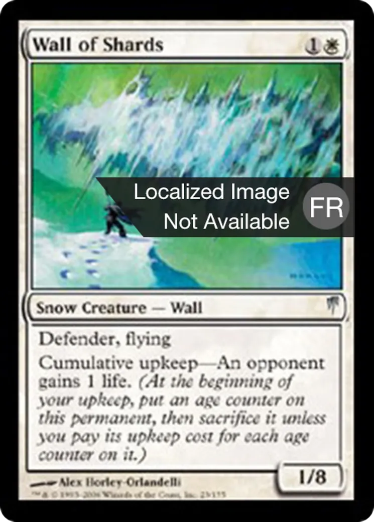 Mur d'échardes — Coldsnap — Magic: The Gathering