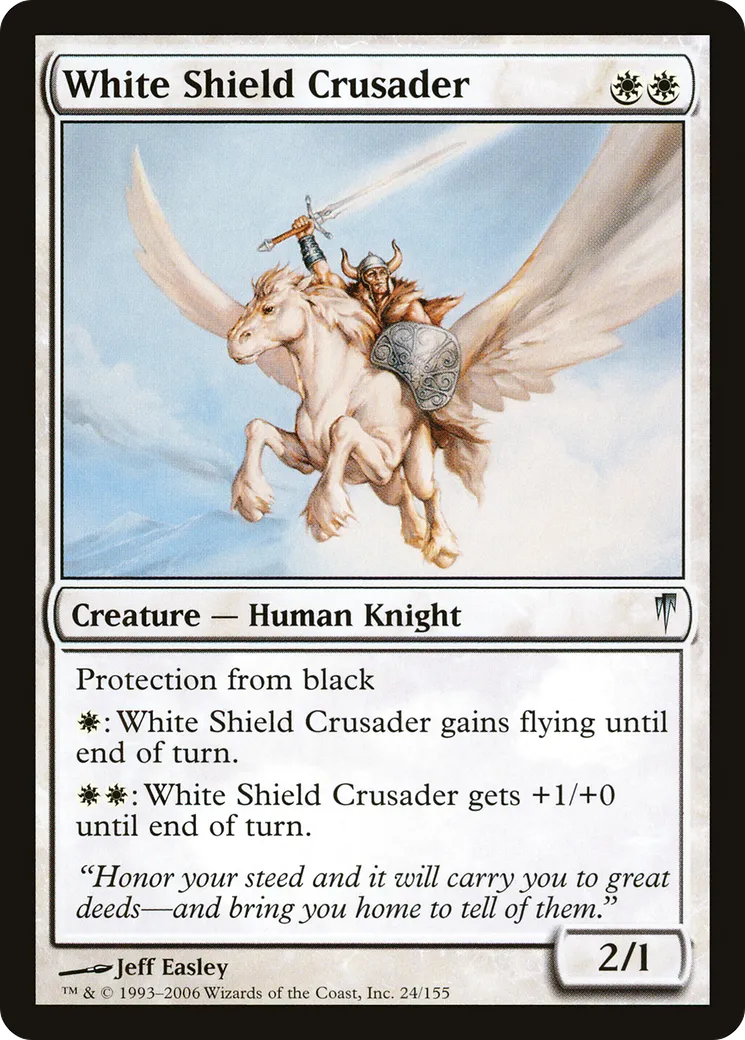 White Shield Crusader — Coldsnap — Magic: The Gathering