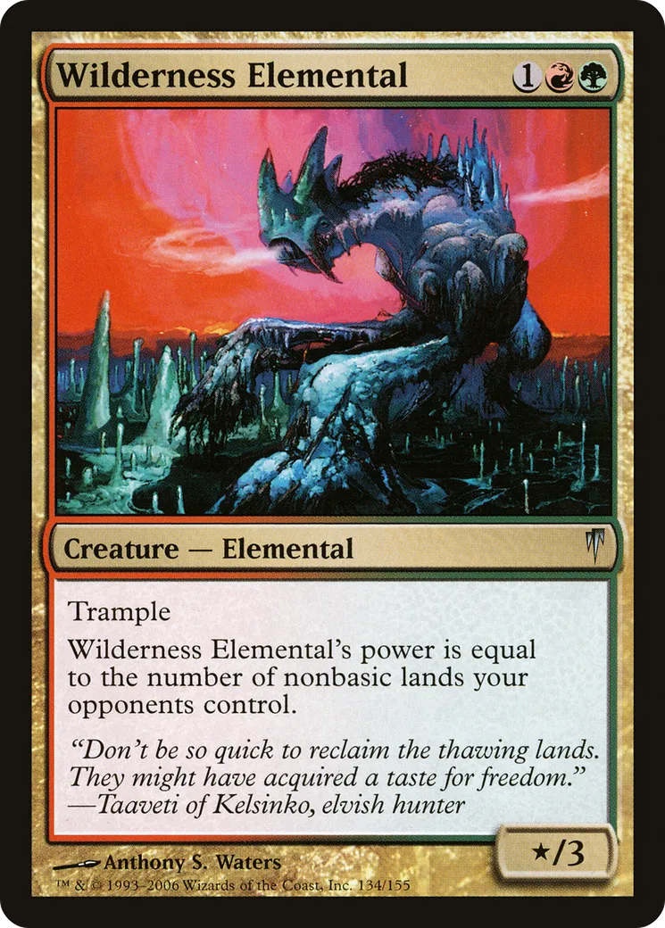 Wilderness Elemental — Coldsnap — Magic: The Gathering