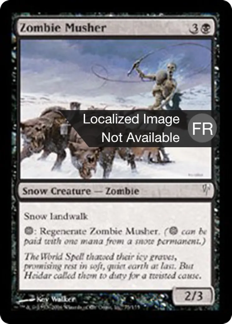 Zombie liquéfieur — Coldsnap — Magic: The Gathering