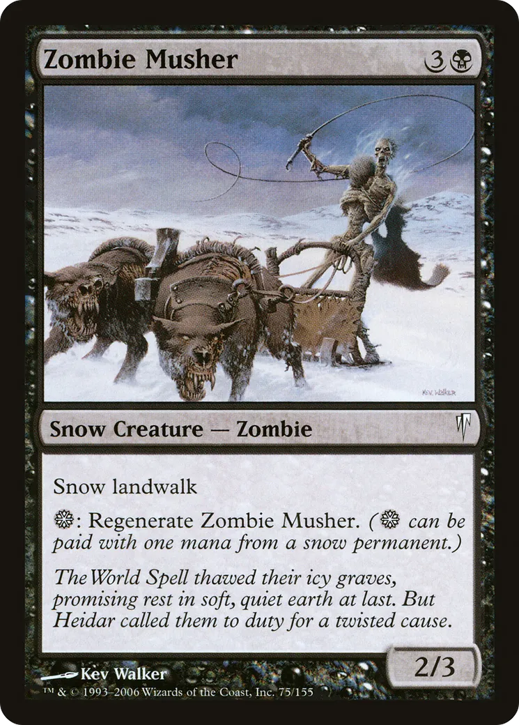 Zombie Musher — Coldsnap — Magic: The Gathering