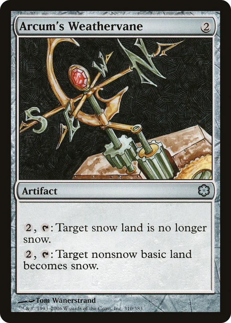 Arcum's Weathervane — Coldsnap Theme Decks — Magic: The Gathering