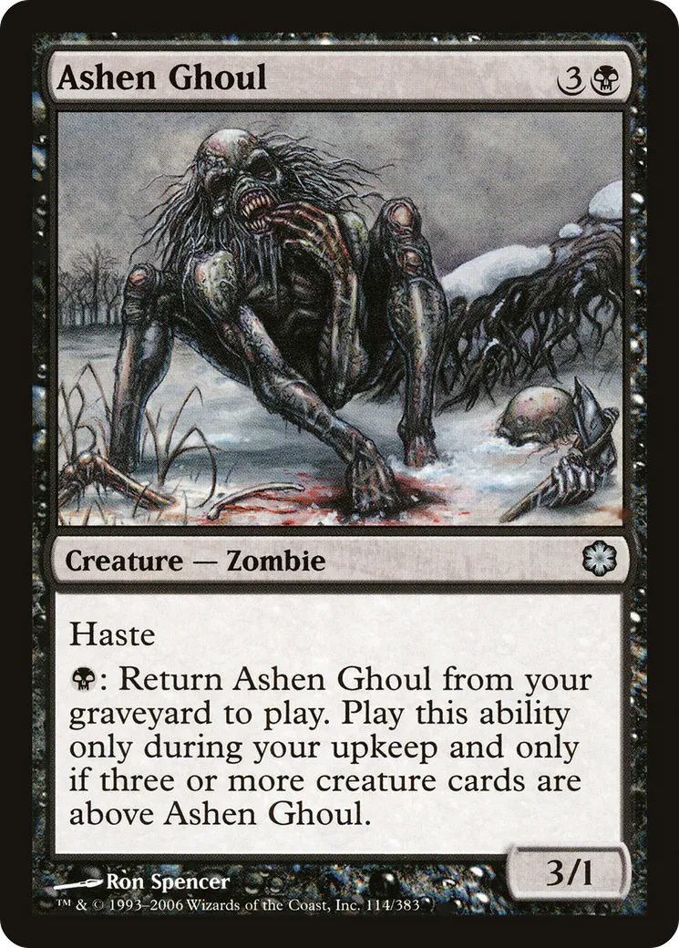 Ashen Ghoul — Coldsnap Theme Decks — Magic: The Gathering