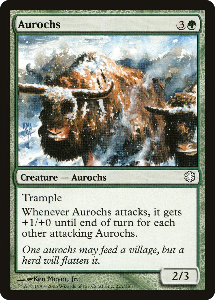 Aurochs — Coldsnap Theme Decks — Magic: The Gathering