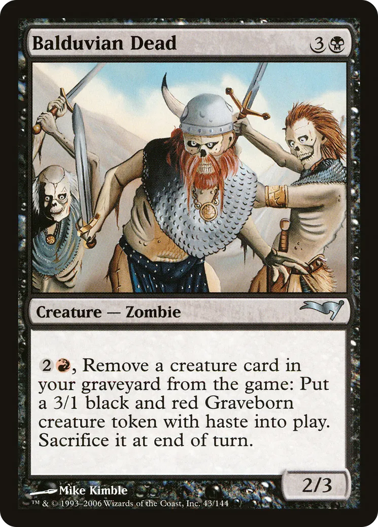 Balduvian Dead from Coldsnap Theme Decks - Magic: The Gathering