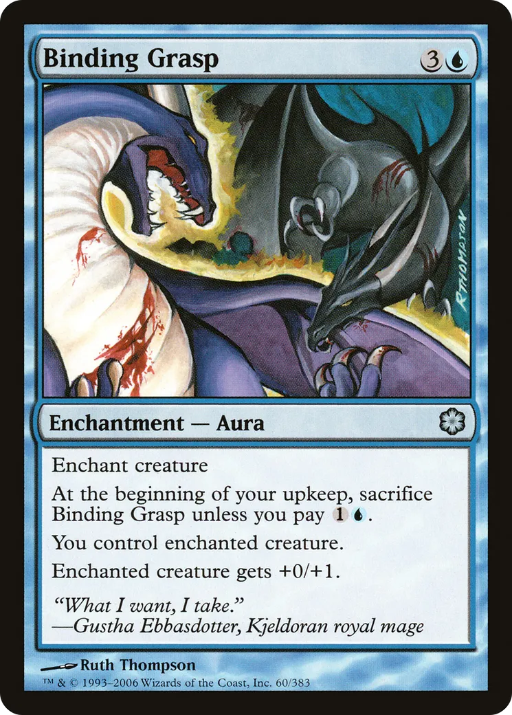 Binding Grasp — Coldsnap Theme Decks — Magic: The Gathering