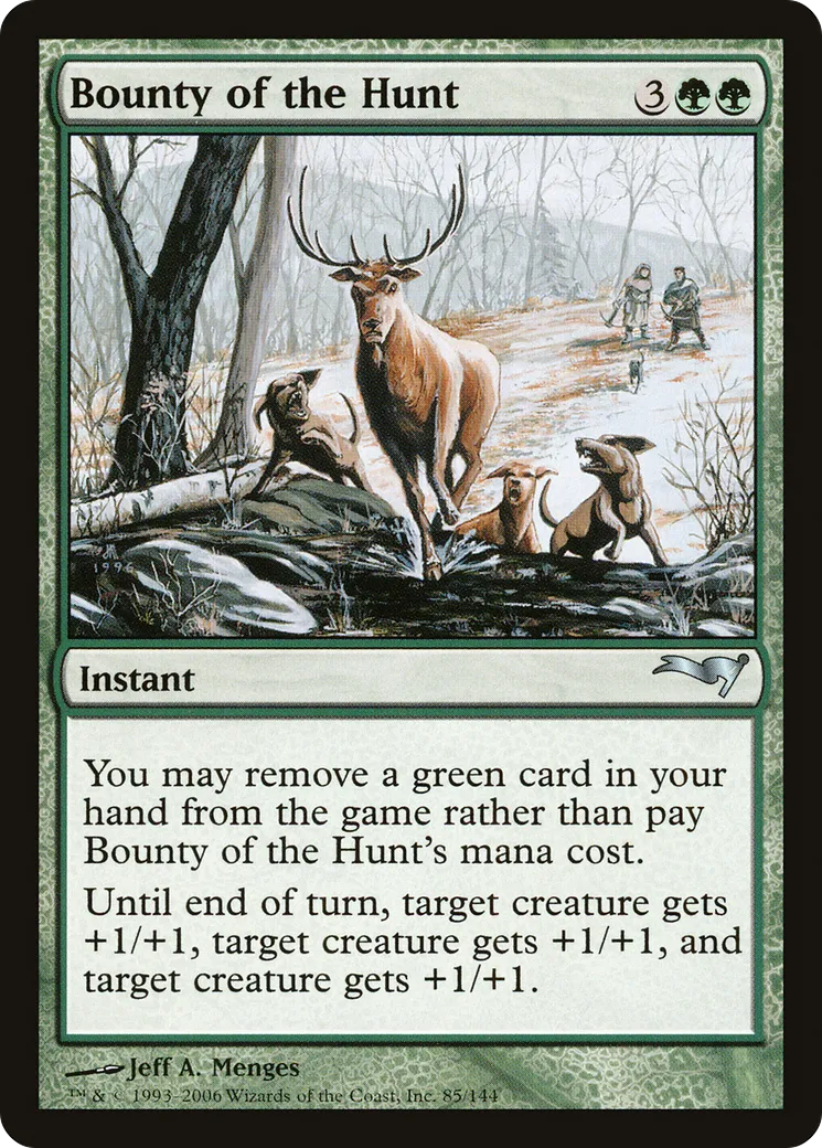 Bounty of the Hunt — Coldsnap Theme Decks — Magic: The Gathering
