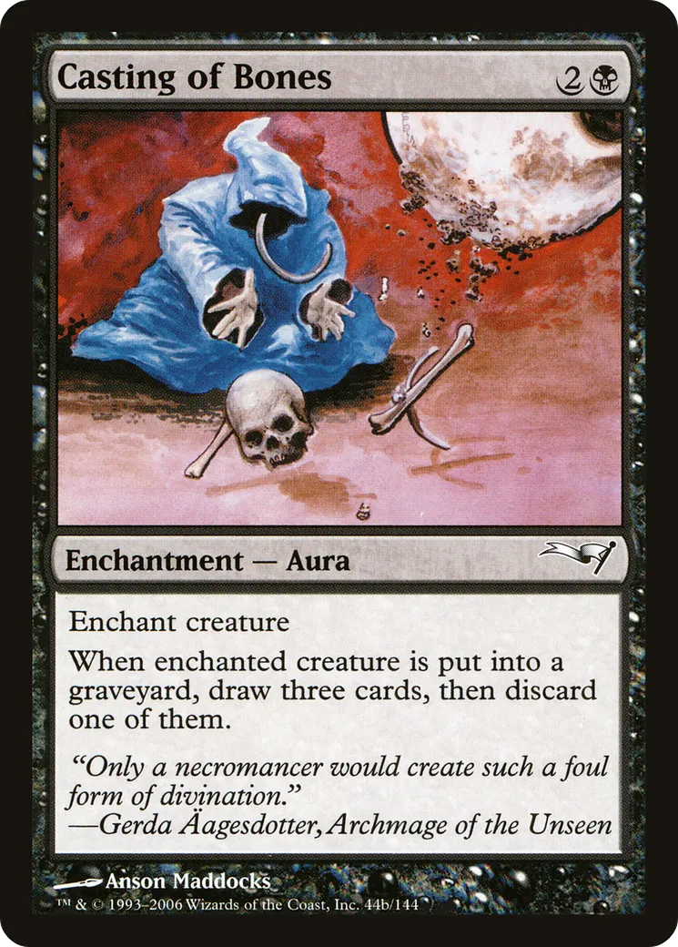 Casting of Bones — Coldsnap Theme Decks — Magic: The Gathering