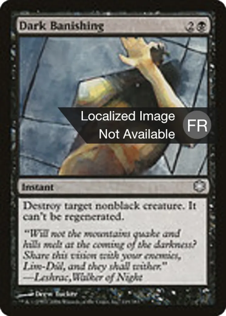 Obscur bannissement from Coldsnap Theme Decks - Magic: The Gathering