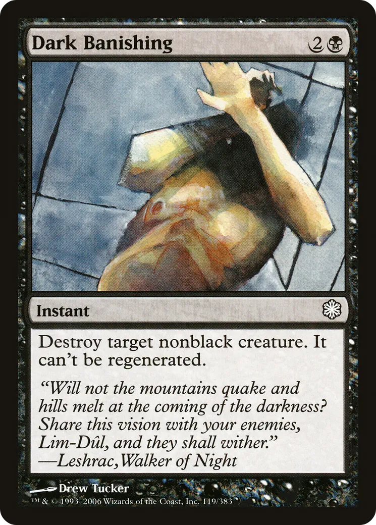 Dark Banishing — Coldsnap Theme Decks — Magic: The Gathering