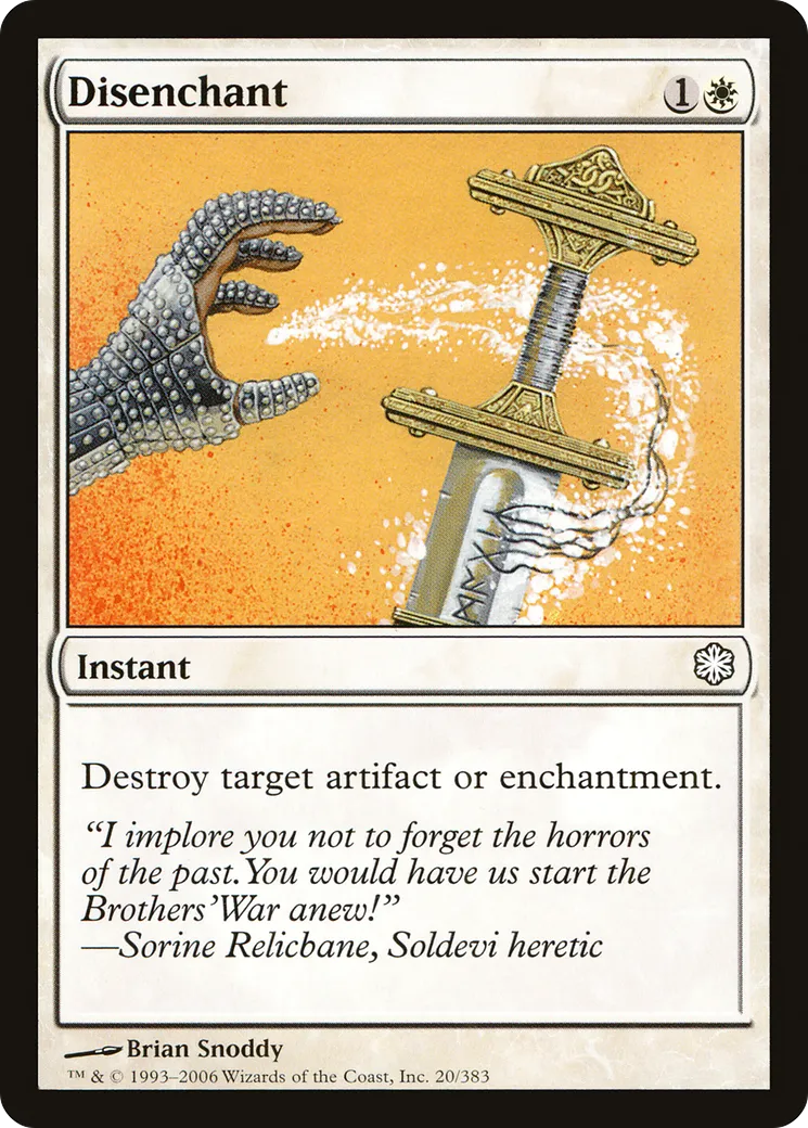Disenchant — Coldsnap Theme Decks — Magic: The Gathering