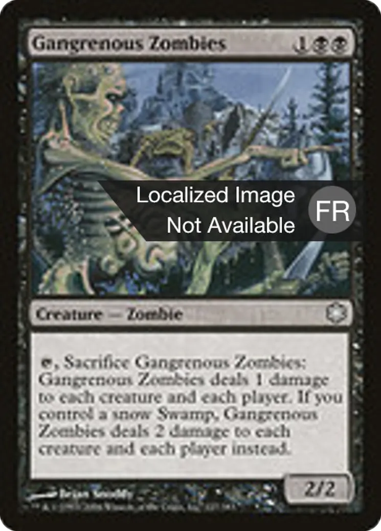 Zombies gangreneux — Coldsnap Theme Decks — Magic: The Gathering