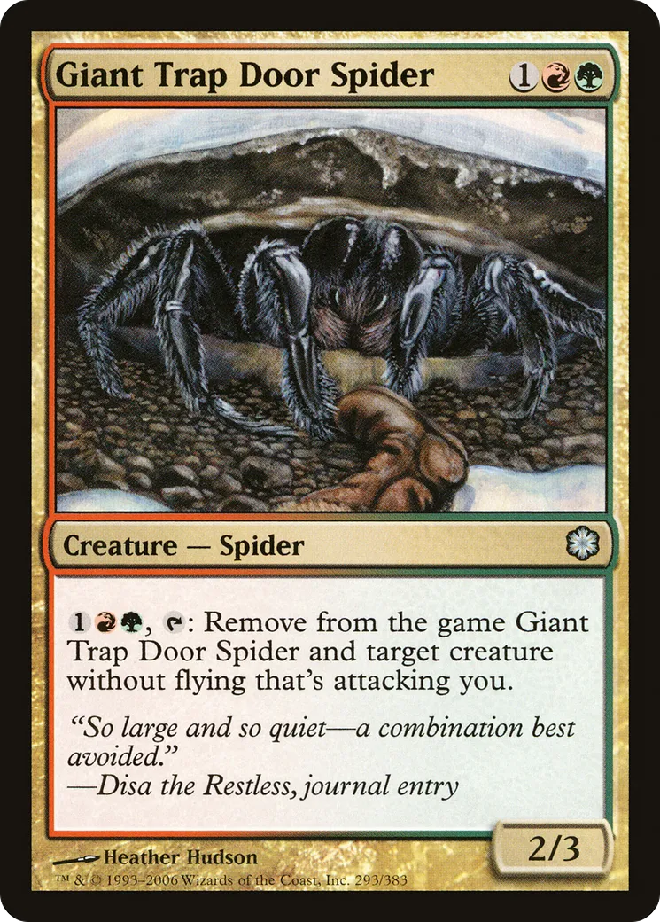 Giant Trap Door Spider — Coldsnap Theme Decks — Magic: The Gathering