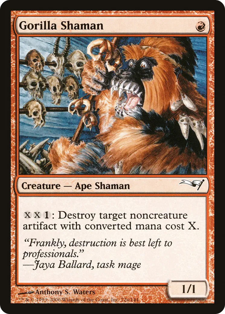 Gorilla Shaman — Coldsnap Theme Decks — Magic: The Gathering