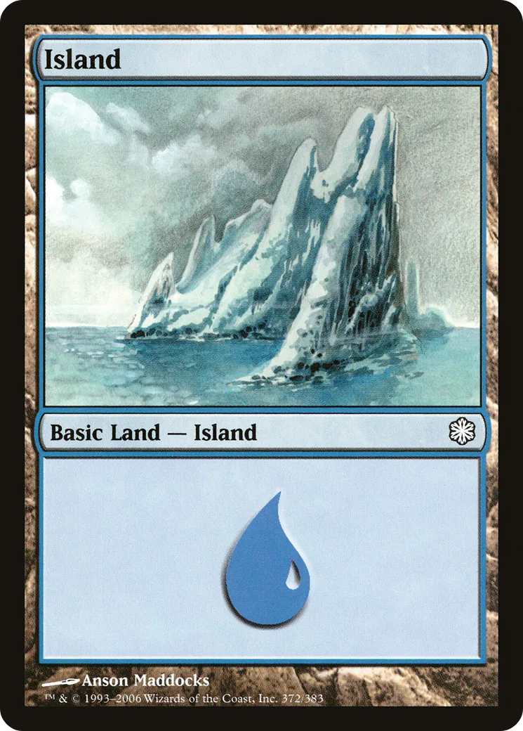 Island — Coldsnap Theme Decks — Magic: The Gathering