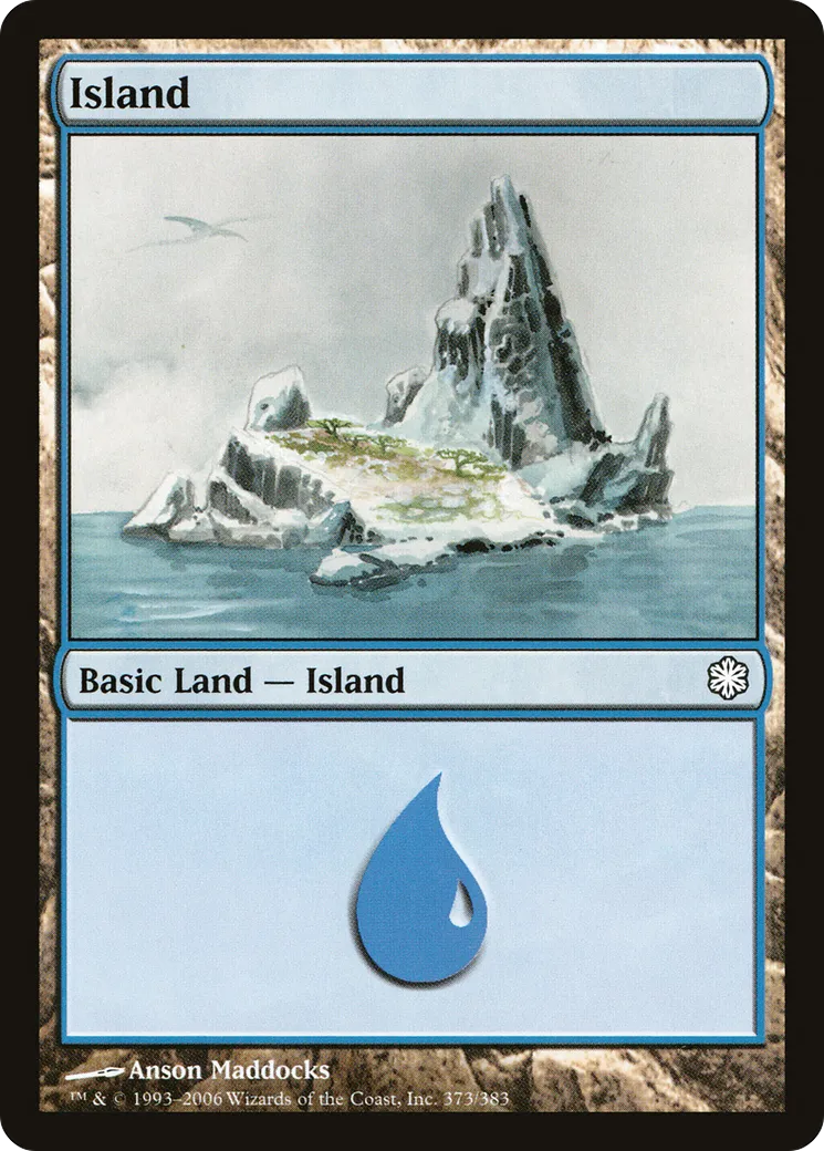 Island — Coldsnap Theme Decks — Magic: The Gathering