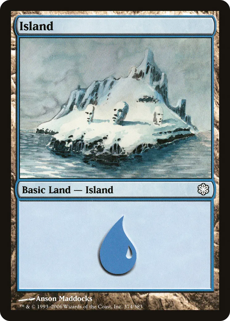 Island — Coldsnap Theme Decks — Magic: The Gathering