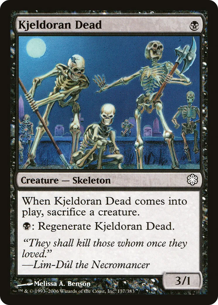 Kjeldoran Dead — Coldsnap Theme Decks — Magic: The Gathering