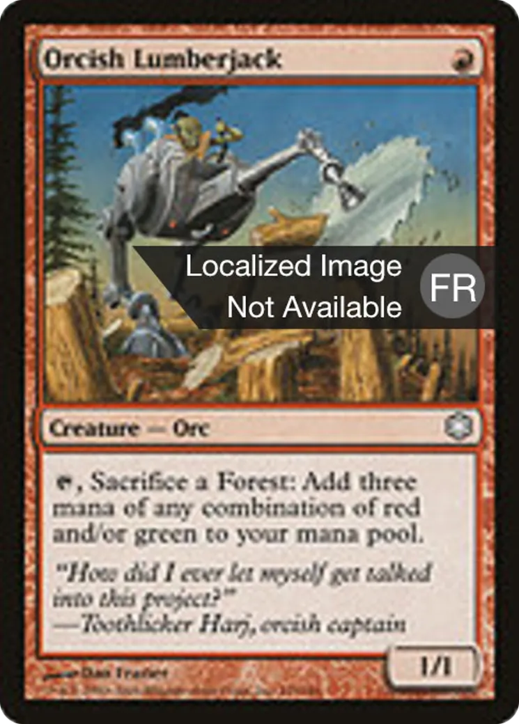 Bûcheron orque — Coldsnap Theme Decks — Magic: The Gathering
