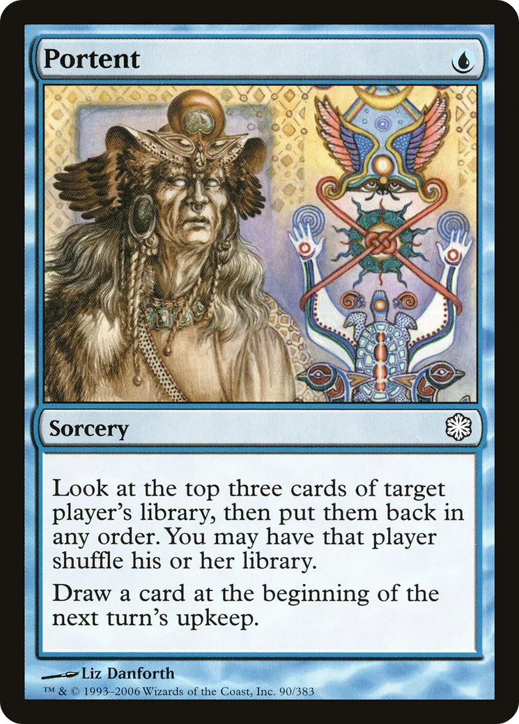 Portent — Coldsnap Theme Decks — Magic: The Gathering
