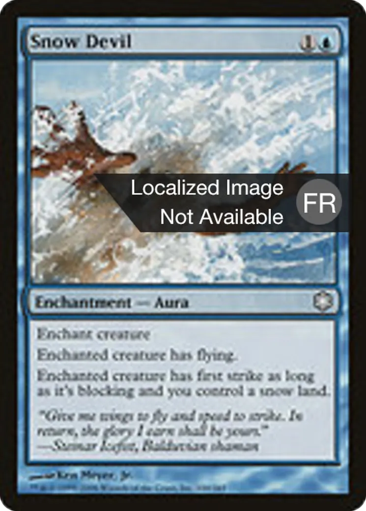 Diable des neiges — Coldsnap Theme Decks — Magic: The Gathering