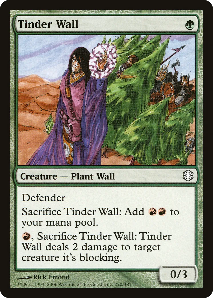 Tinder Wall — Coldsnap Theme Decks — Magic: The Gathering