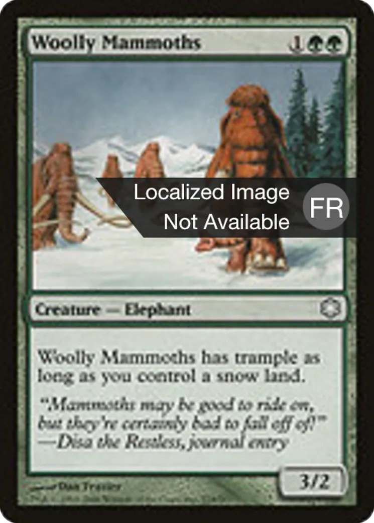 Mammouths laineux — Coldsnap Theme Decks — Magic: The Gathering