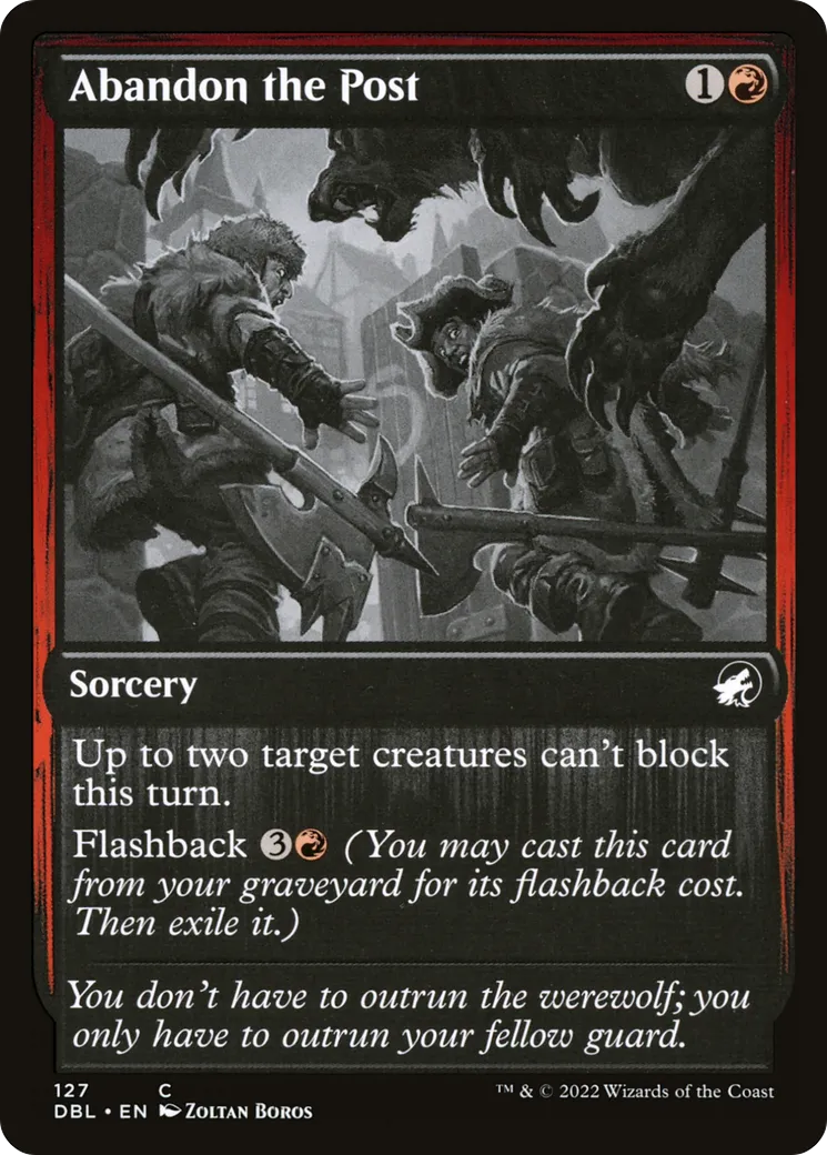 Abandon de poste — Innistrad: Double Feature — Magic: The Gathering