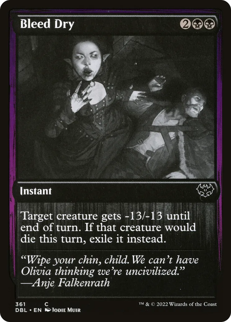 Bleed Dry — Innistrad: Double Feature — Magic: The Gathering